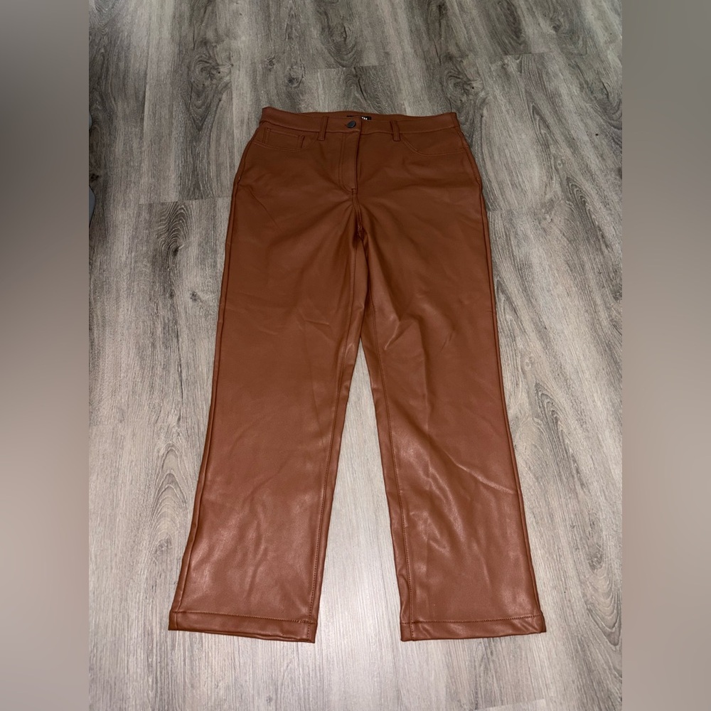 Reitmans | Brown Pleather Pants